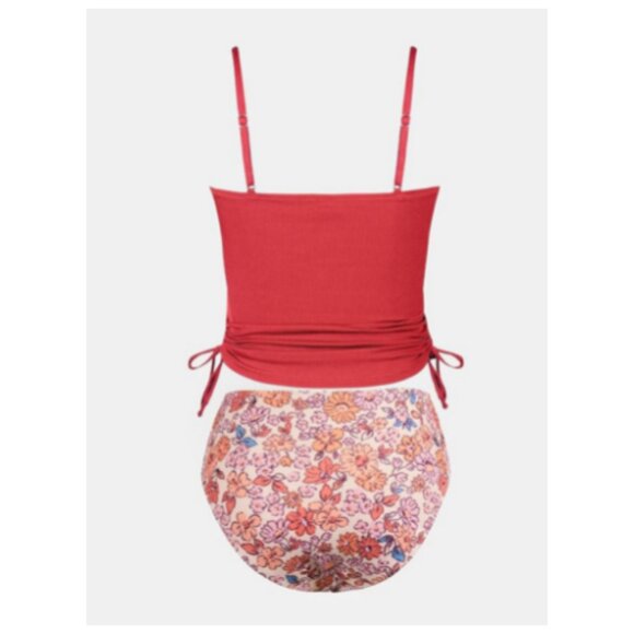 CUPSHE Women's Tankini Set Two Piece Swimsuit Small NWT - Picture 6 of 9